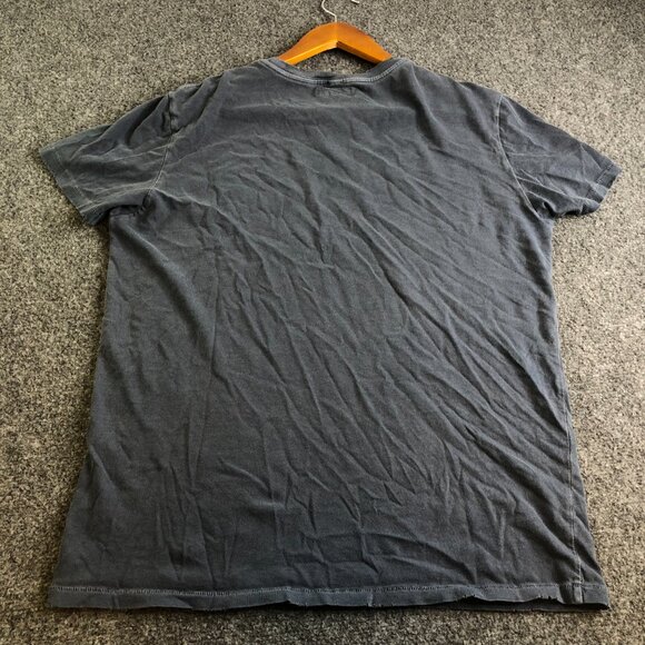 Alex Lehr Tshirt Mens Medium Blue Short Sleeve Cotton Hampton Wash Comfort - Picture 9 of 10